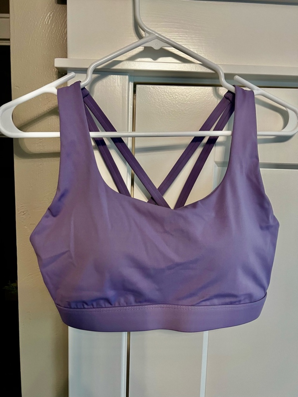 Running Girl Lilac Cross-Back Sports Bra